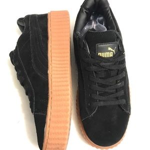 Puma Fenty Black Suede Creeper